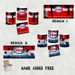 Dirty Esso Oil Can Personalised Mug