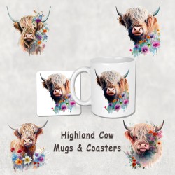 Highland Cow Printed Mug