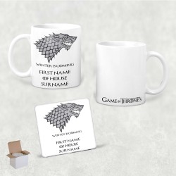 Game of Thrones Stark Personalised Mug
