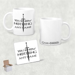 Game of Thrones You Know Nothing Personalised Mug